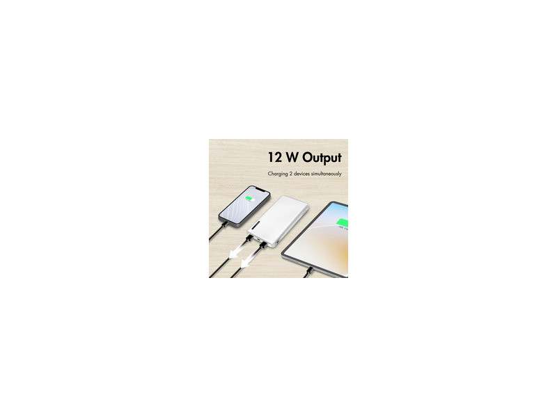 LogiLink Powerbank, 10.000 mAh, 2 USB-A, noir