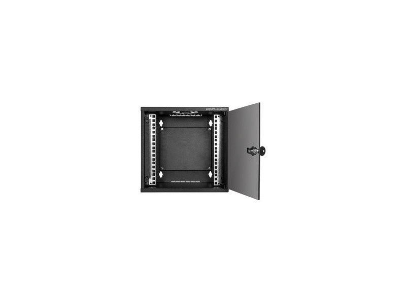 LogiLink Coffret mural 10' SoHo, monté, 4 U, gris clair