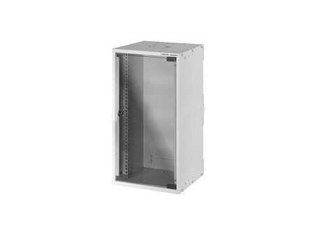 LogiLink Coffret mural 10' SoHo, monté, 9 U, gris clair