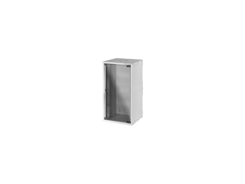LogiLink Coffret mural 10' SoHo, monté, 9 U, gris clair