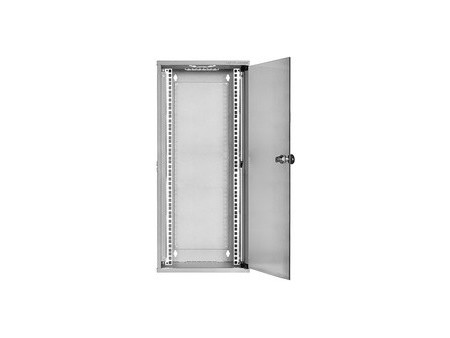 LogiLink Coffret mural 10' SoHo, monté, 9 U, gris clair