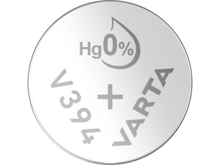 VARTA Pile oxyde argent pour montres, V394 (SR45), 1,55 V