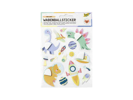 folia Sticker boule en papier DINO-MITE