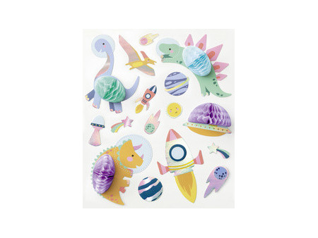 folia Sticker boule en papier DINO-MITE