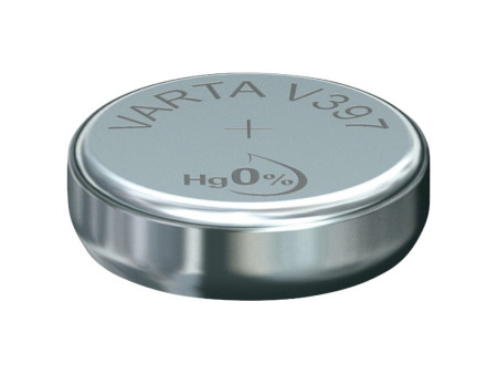 VARTA Pile oxyde argent pour montres, V397 (SR59), 1,55 V