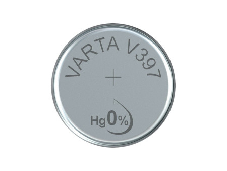 VARTA Pile oxyde argent pour montres, V397 (SR59), 1,55 V