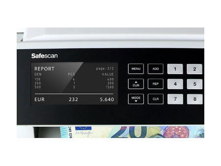 Safescan Compteuse de billets 'Safescan 2465-S', gris