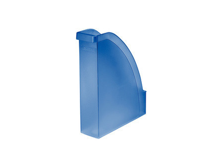 LEITZ Porte-revue Plus, A4, en polystyrène, bleu translucide
