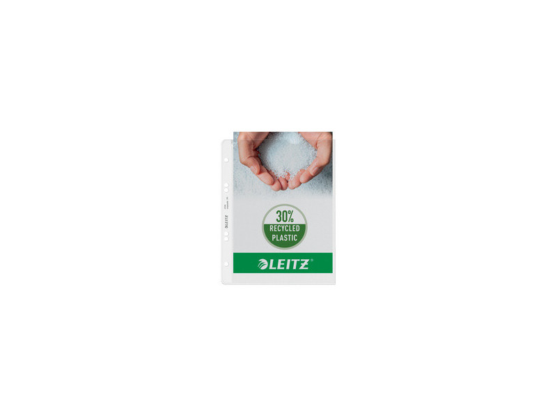 LEITZ Pochette perforée,format A5, PP, granuleux, 0,13 mm,