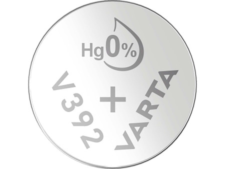 VARTA Pile oxyde argent pour montres, V392 (SR41), 1,55 V