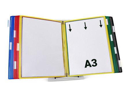 djois by tarifold Kit pupitre métal avec poches à pivot, A3