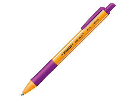 STABILO Stylo à bille rétractable pointball, lilas