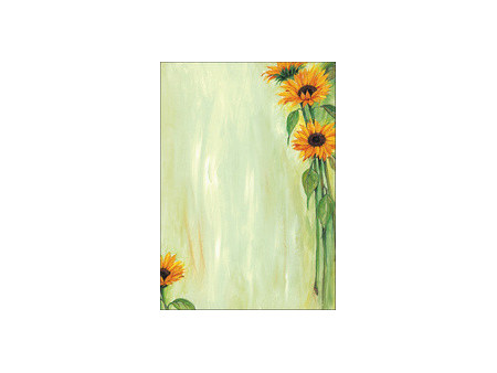 sigel Papier à motif, A4, 90 g/m2, motif 'Sunflower'