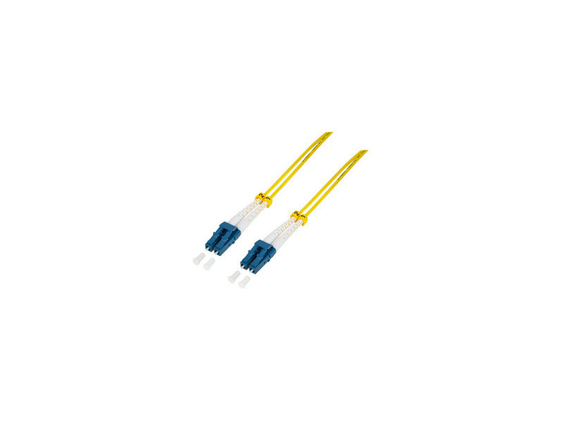 LogiLink Câble patch fibre optique, 2x Duplex LC, OS2, 75 m