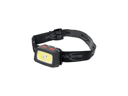 ANSMANN Lampe frontale LED HD200B, 200 Lumen, IP44