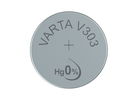 VARTA Pile oxyde argent pour montres, V303 (SR44), 1,55 Volt