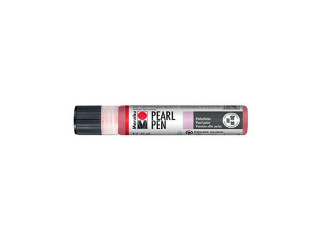Marabu Peinture effet perles Pearl Pen, rouge scintillant