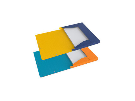 Oxford Boîte de classement Bicolor Recyc+, A4, assorti
