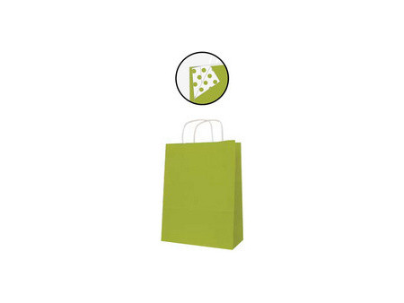 APLI Sac en papier, kraft, moyen, or