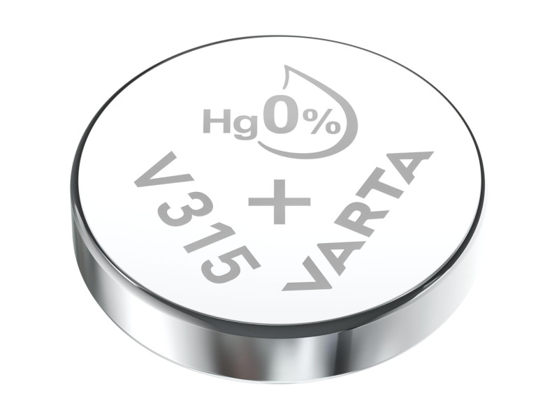 VARTA Pile oxyde argent pour montres, V315 (SR67), 1,55 Volt