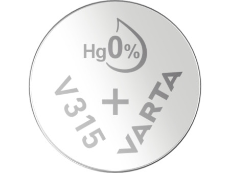 VARTA Pile oxyde argent pour montres, V315 (SR67), 1,55 Volt