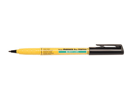 Pentel Marqueur pour tissus GREEN-LABEL NM10, noir