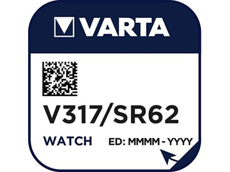 VARTA Pile oxyde argent pour montres, V317 (SR62), 1,55 Volt