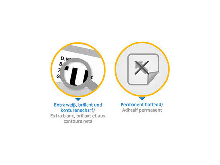 HERMA Etiquette universelle PREMIUM, 97 x 67,7 mm, blanc