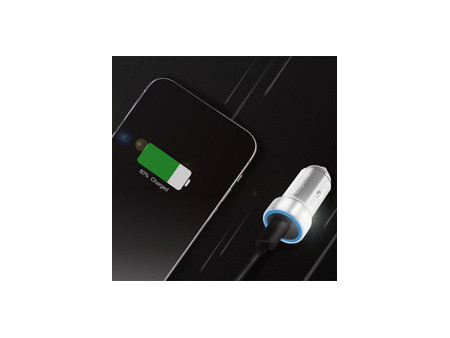 LogiLink Chargeur allume-cigare USB, 1 port, argent