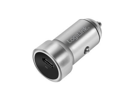 LogiLink Chargeur allume-cigare USB, 1 port, argent