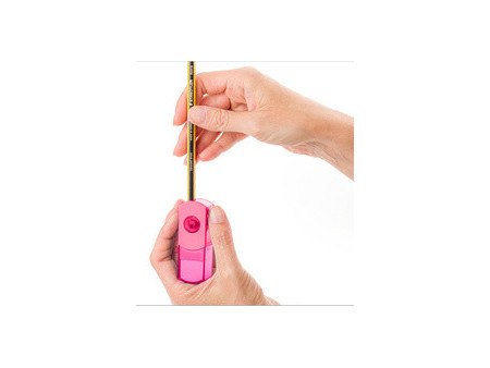 STAEDTLER Combi gomme - taille-crayon 511 SE, rose fluo