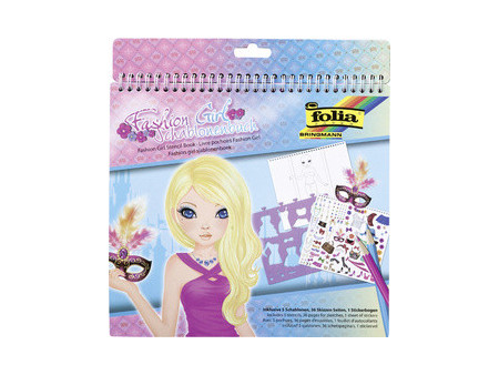 folia Livre pochoir 'Monde magique', grand