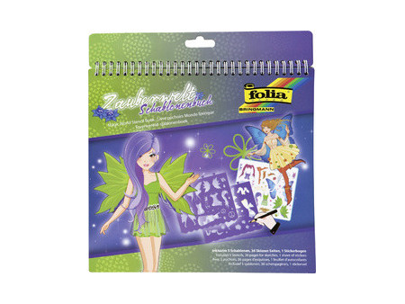 folia Livre pochoir 'Monde magique', grand