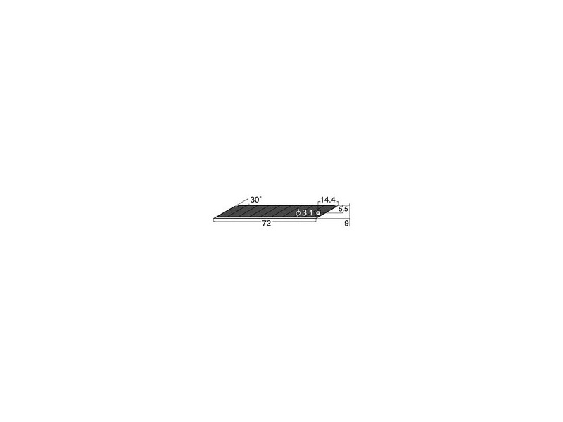 NT Lames de rechange BA15P pour cutter, largeur: 9 mm