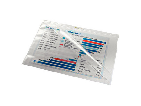 LEITZ Pochette perforée de présentation, A4, PVC, 0,08 mm