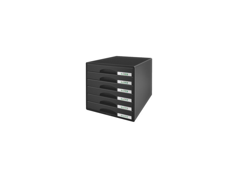 LEITZ Module de classement Plus, 6 tiroirs, bleu