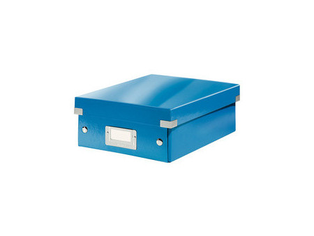 LEITZ Boîte de rangement Click & Store WOW, grand, bleu