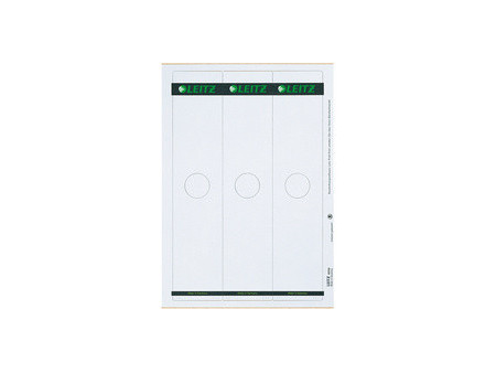 LEITZ Etiquette dos classeur pr dossier supendu, 61 x 279 mm