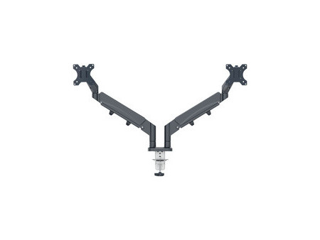 LEITZ Bras double pour écrans Ergo Dual, gris foncé