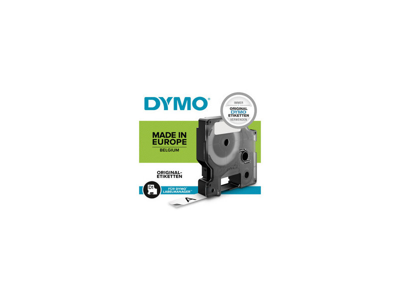 DYMO Ruban d'étiquette D1 noir/rouge,12 mm x 7 m