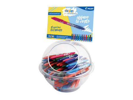 PILOT Stylo roller FRIXION BALL 07, présentoir de 108 pièces