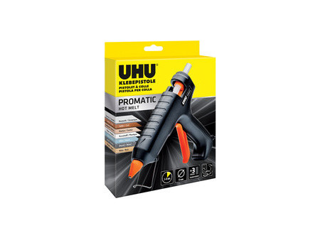 UHU Pistolet à colle HOT MELT PROMATIC, noir/orange