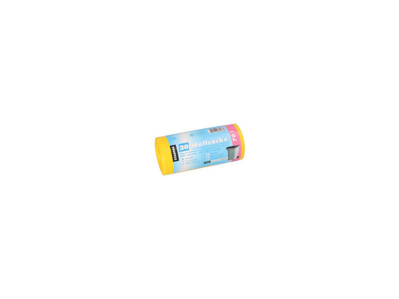 STARPAK Sac poubelle HDPE, 60 litres, blanc