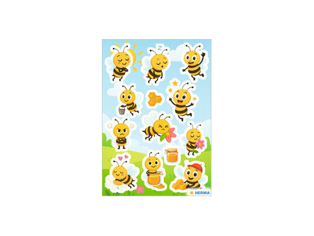 HERMA Autocollants DECOR 'Abeilles rigolotes'