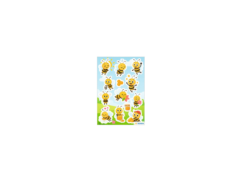 HERMA Autocollants DECOR 'Abeilles rigolotes'