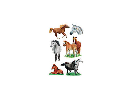 HERMA Sticker DECOR 'Têtes de chevaux'