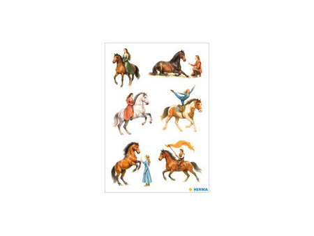 HERMA Sticker DECOR 'Têtes de chevaux'
