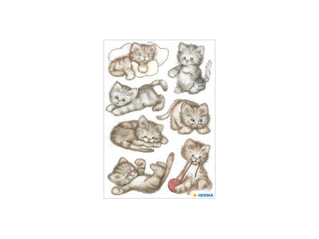 HERMA Autocollants DECOR 'Chatons photogéniques'
