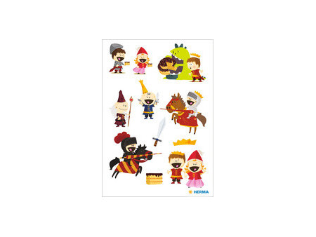 HERMA Sticker DECOR 'petits chevaliers', en papier