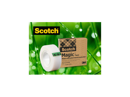 3M Scotch Ruban adhésif Magic 900, 19 mm x 33 m, paquet de 9